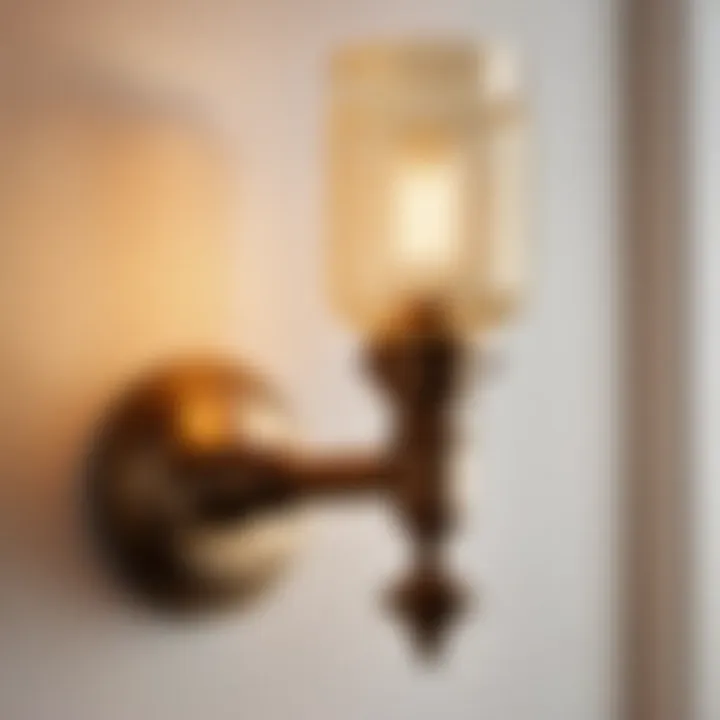 Vintage Lantern Sconce Nautical Lighting for Bathroom