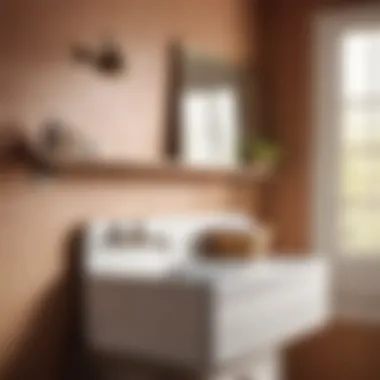 Timeless Fusion: Vintage Sinks in Modern Spaces Vintage laundry room sink paired with modern industrial decor