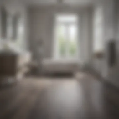 Monochromatic Elegance with Vinyl Plank Flooring Vinyl plank flooring bathroom monochromatic elegance