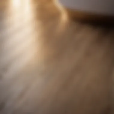 Stunning Water-Resistant Vinyl Plank Flooring Detail Close-up of water-resistant vinyl plank flooring