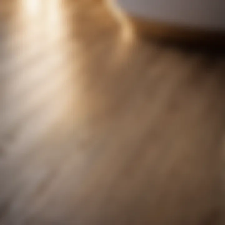 Stunning Water-Resistant Vinyl Plank Flooring Detail Close-up of water-resistant vinyl plank flooring