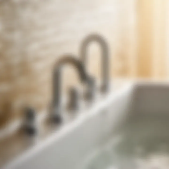 Efficiency in Water Flow Management Comparison of water flow between standard and water-efficient faucets