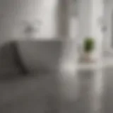 Waterproof baseboard featuring sleek design