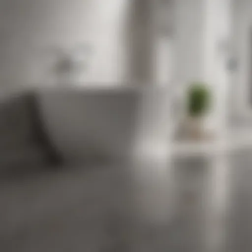 Waterproof baseboard featuring sleek design