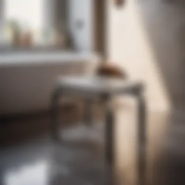 Durable Stainless Steel Bath Stool