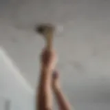 Applying Waterproof Paint to Bathroom Ceilings Visual representation of waterproof paint application on a bathroom ceiling