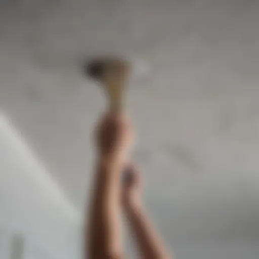 Applying Waterproof Paint to Bathroom Ceilings Visual representation of waterproof paint application on a bathroom ceiling