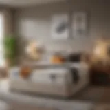 Elegant Tempur-Pedic mattress displayed in a modern bedroom setting