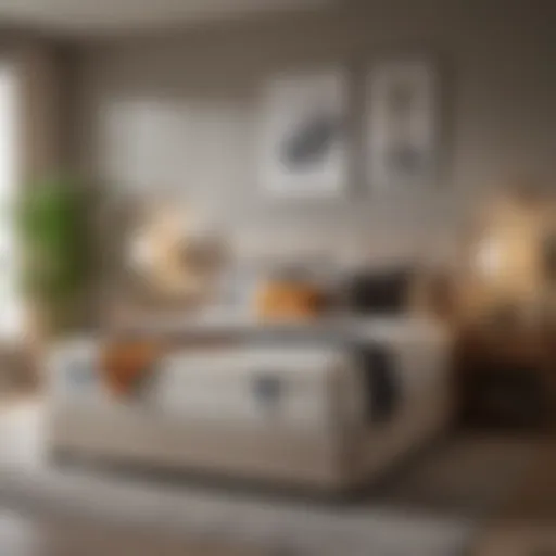 Elegant Tempur-Pedic mattress displayed in a modern bedroom setting