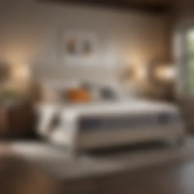 Online Shopping for Tempur-Pedic Mattresses Cozy online shopping experience for Tempur-Pedic mattresses on a laptop
