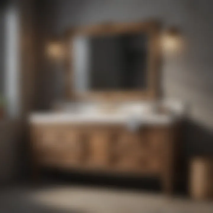 Online marketplace displaying a variety of unfinished vanities