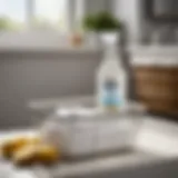 Elevate Your Laundry Routine with White Vinegar White vinegar in laundry basket