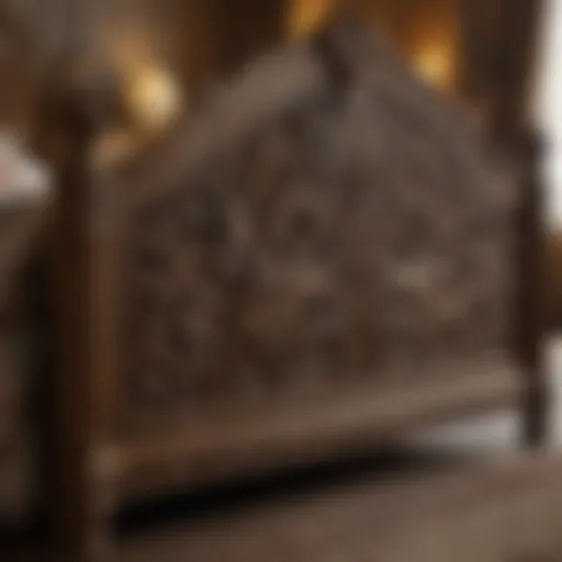 Exquisite Carved Details of Whittington Bed Frame
