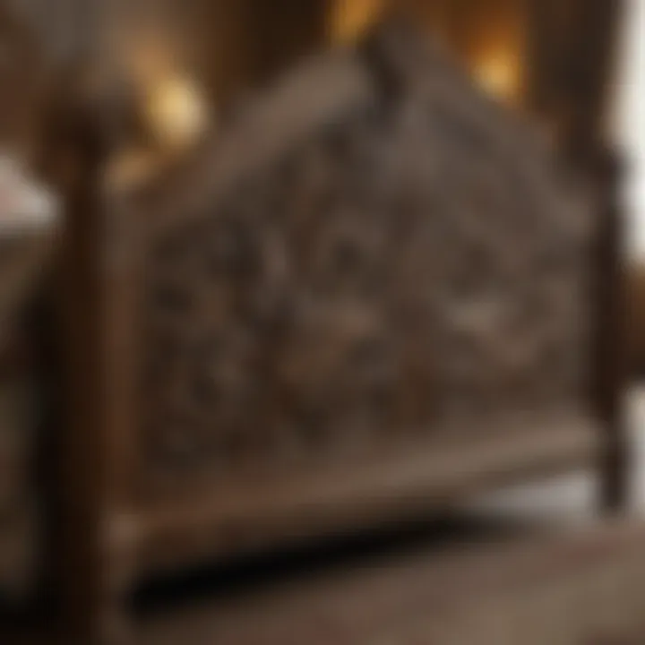 Exquisite Carved Details of Whittington Bed Frame