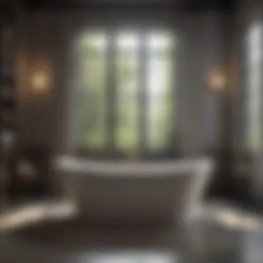 Stylish Freestanding Wide Bathtub Stylish freestanding wide bathtub with elegant design