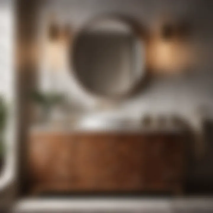 Craftsmanship in Wood Exquisite Wood Finish Bathroom Vanity