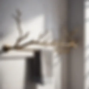 Sleek Branch Towel Rack Woodland Branch Towel Rack