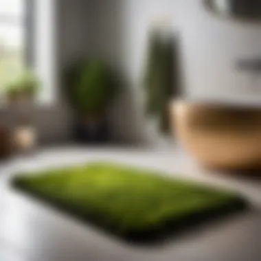 Luxurious Moss Bath Mat Woodland Moss Bath Mat