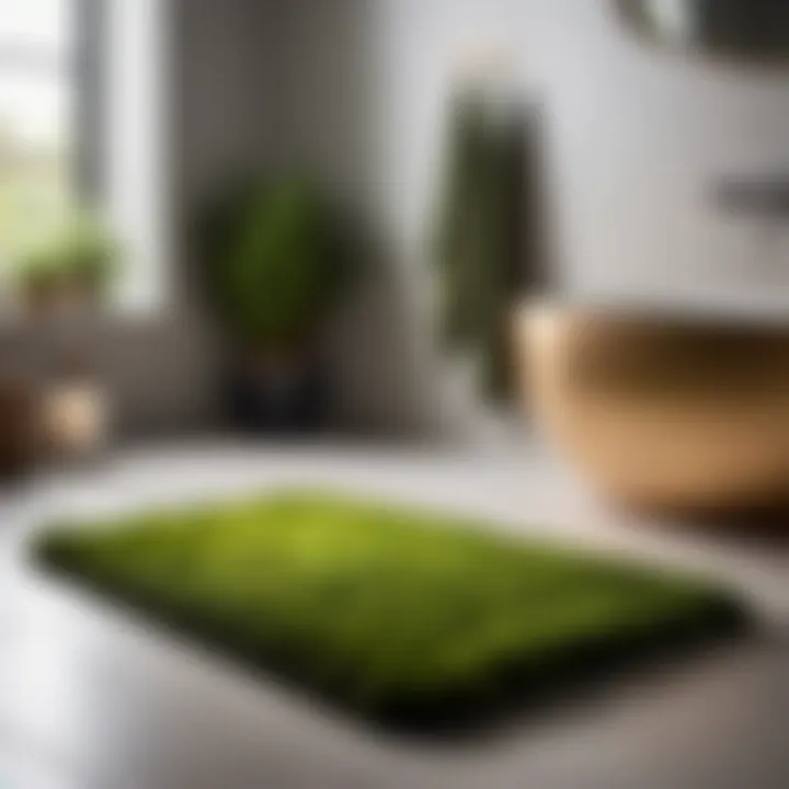 Luxurious Moss Bath Mat Woodland Moss Bath Mat