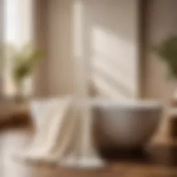 Elegant XL Bath Towel in Ivory