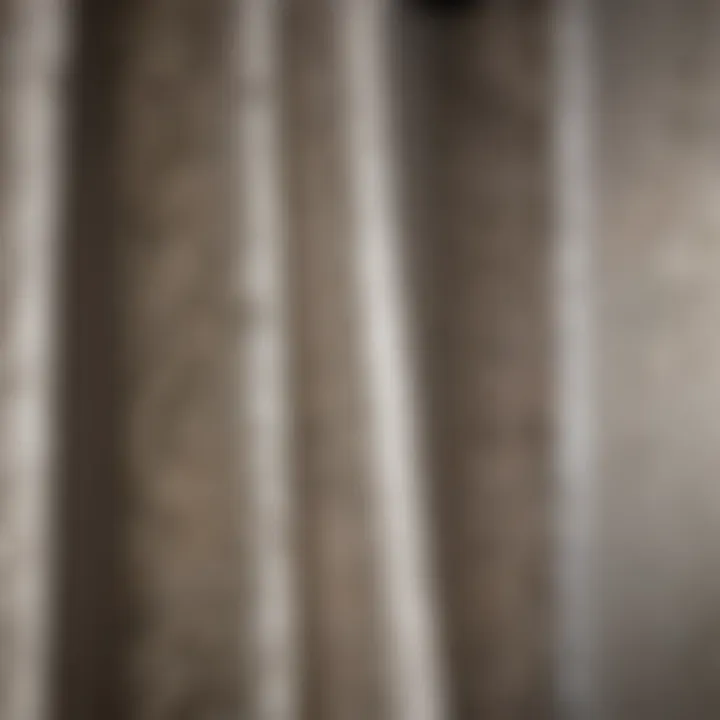 Nature's Touch: Materials for Zen Aesthetics Natural materials used in a zen-inspired shower curtain